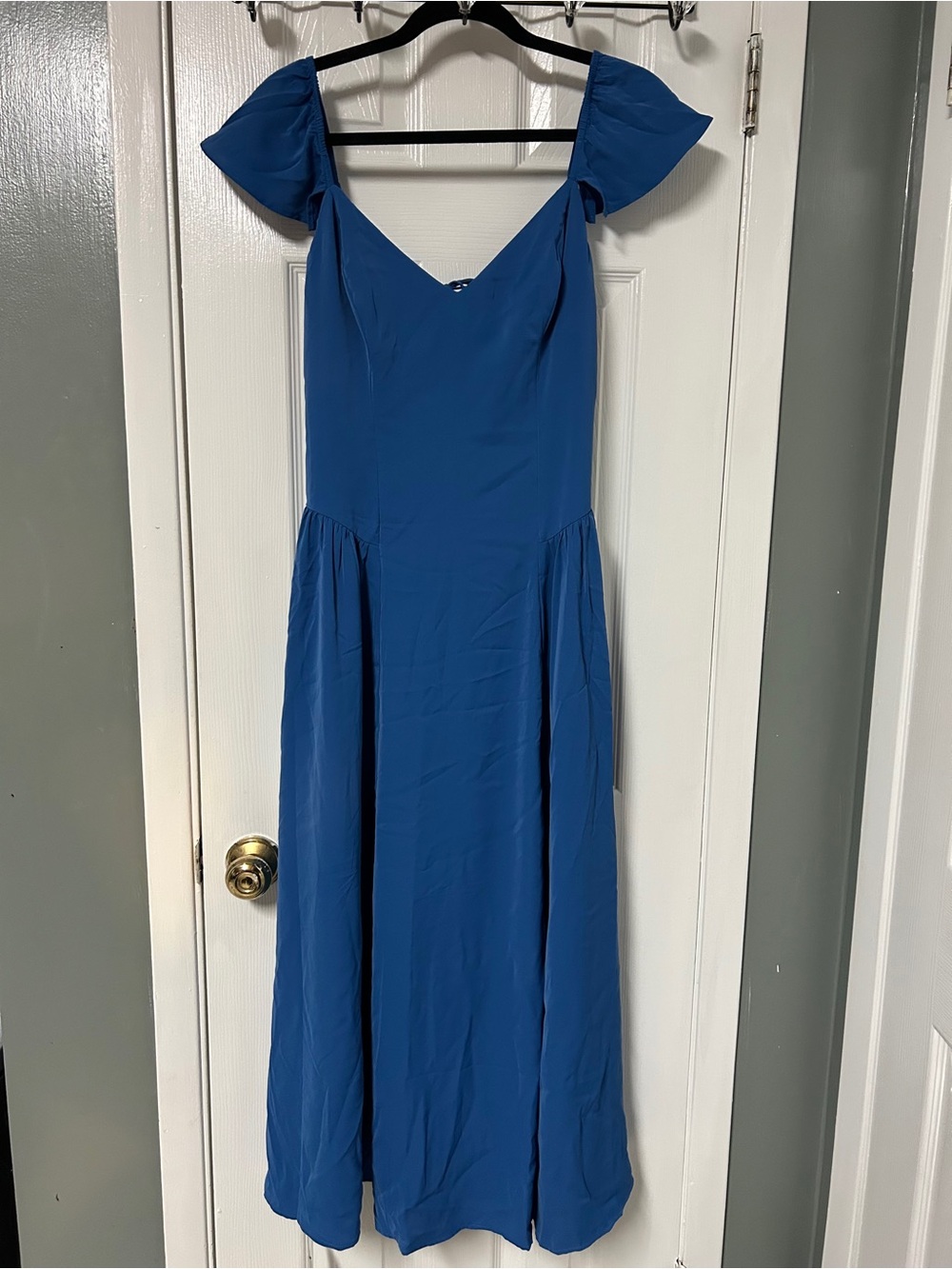 NWT Abercrombie & Fitch Royal Blue Midi Dress MEDIUM